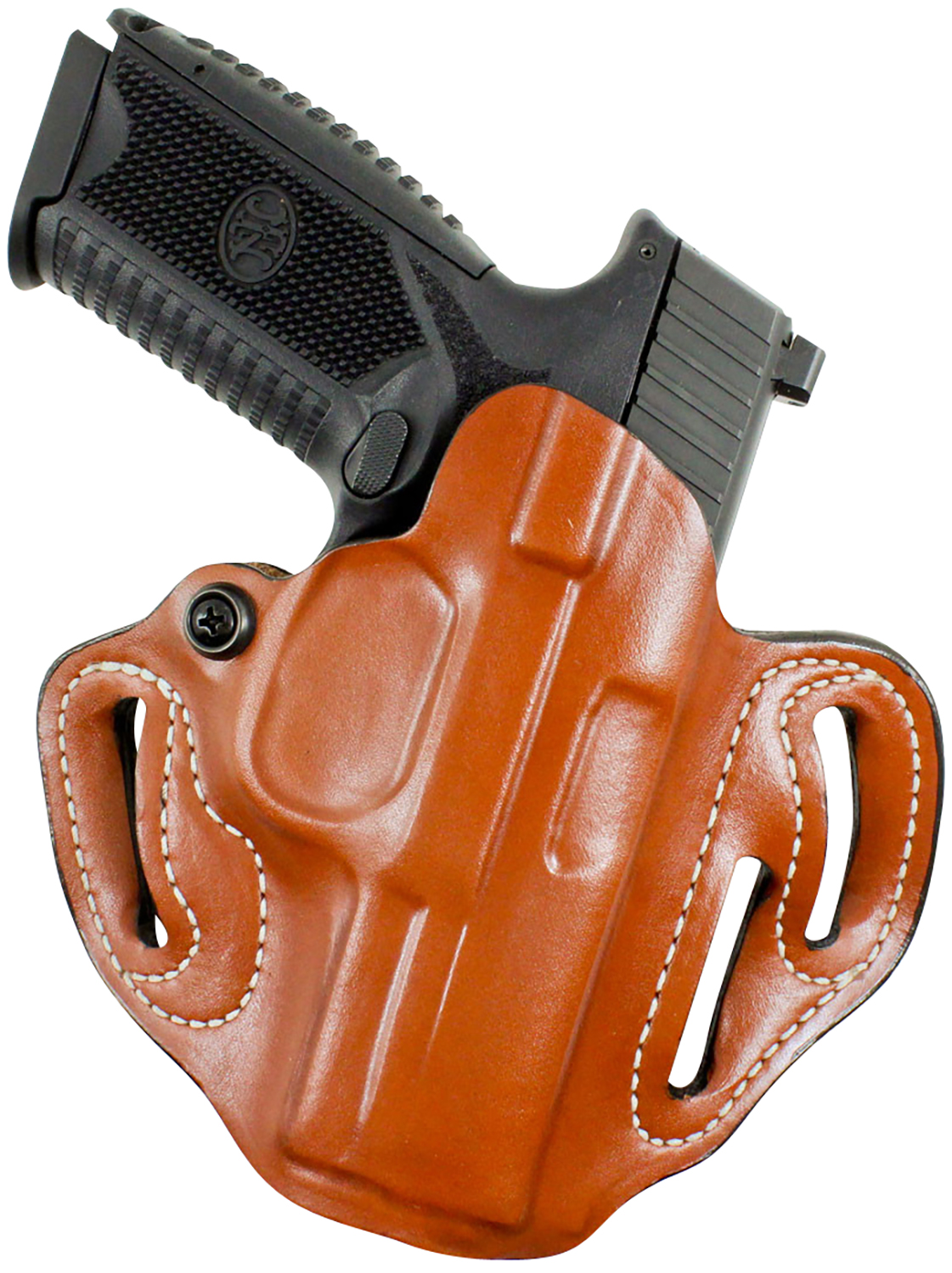 DeSantis 002TB8WZ0 Speed Scabbard OWB Tan Leather Holster Left Hand 5"