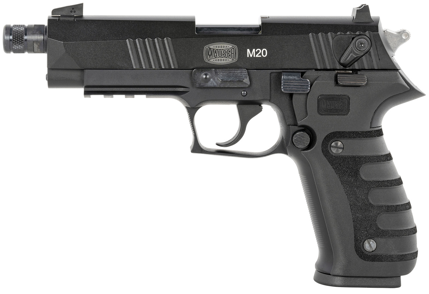 Mauser M20 SD 22 LR 4.75" Threaded – Superb Rimfire Pistol 5 Mauser M20 rimfire pistol, left side