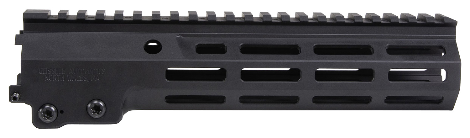 Geissele Automatics 05651B Super Modular Rail MK16 9.50 M-LOK, Black Aluminum for AR Platform, Barrel Nut Included