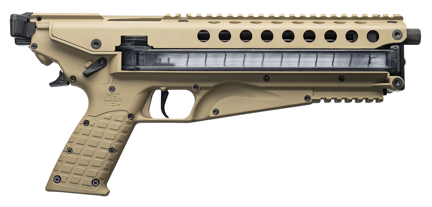 Kel-Tec P50TAN P50 5.7x28mm 9.60” 50+1 (2) Tan Polymer Frame Fiber...