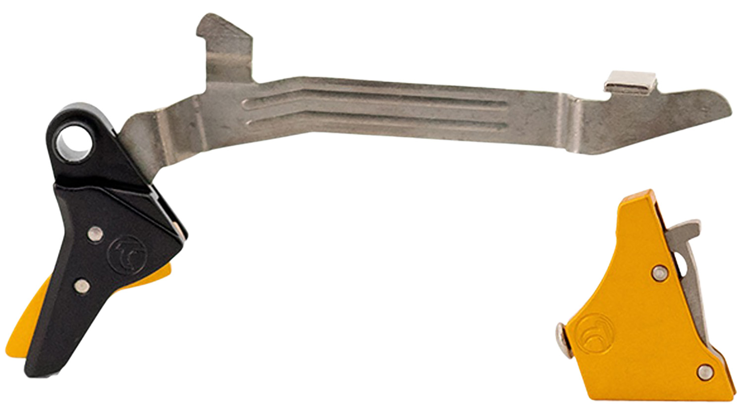 Timney ALPHAGLOCK34LRGGOLD Alpha Competition Trigger 45 ACP/10mm Gold - Timney Triggers - ALPHA