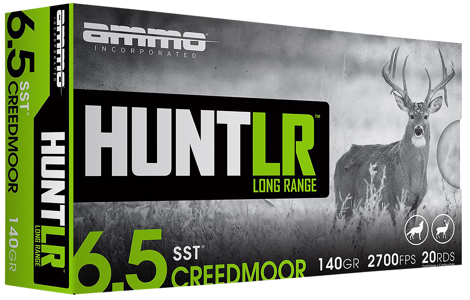 Ammo Inc Signature 6.5 Creedmoor 140gr SST Hunting Ammo