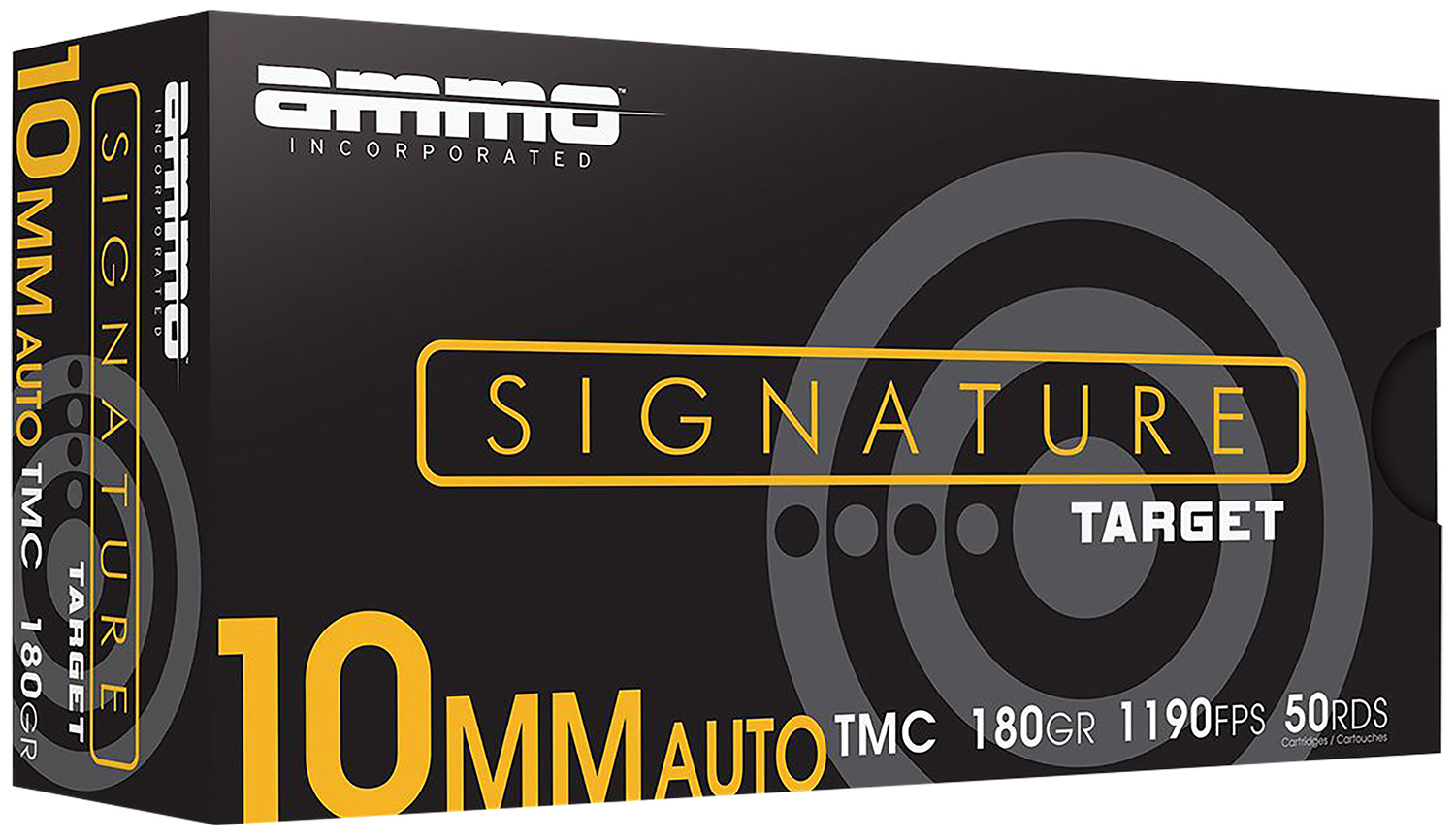 Ammo Inc Signature 10mm 180 Grain TMC Pistol Ammo - Ammo Inc. - 10mm
