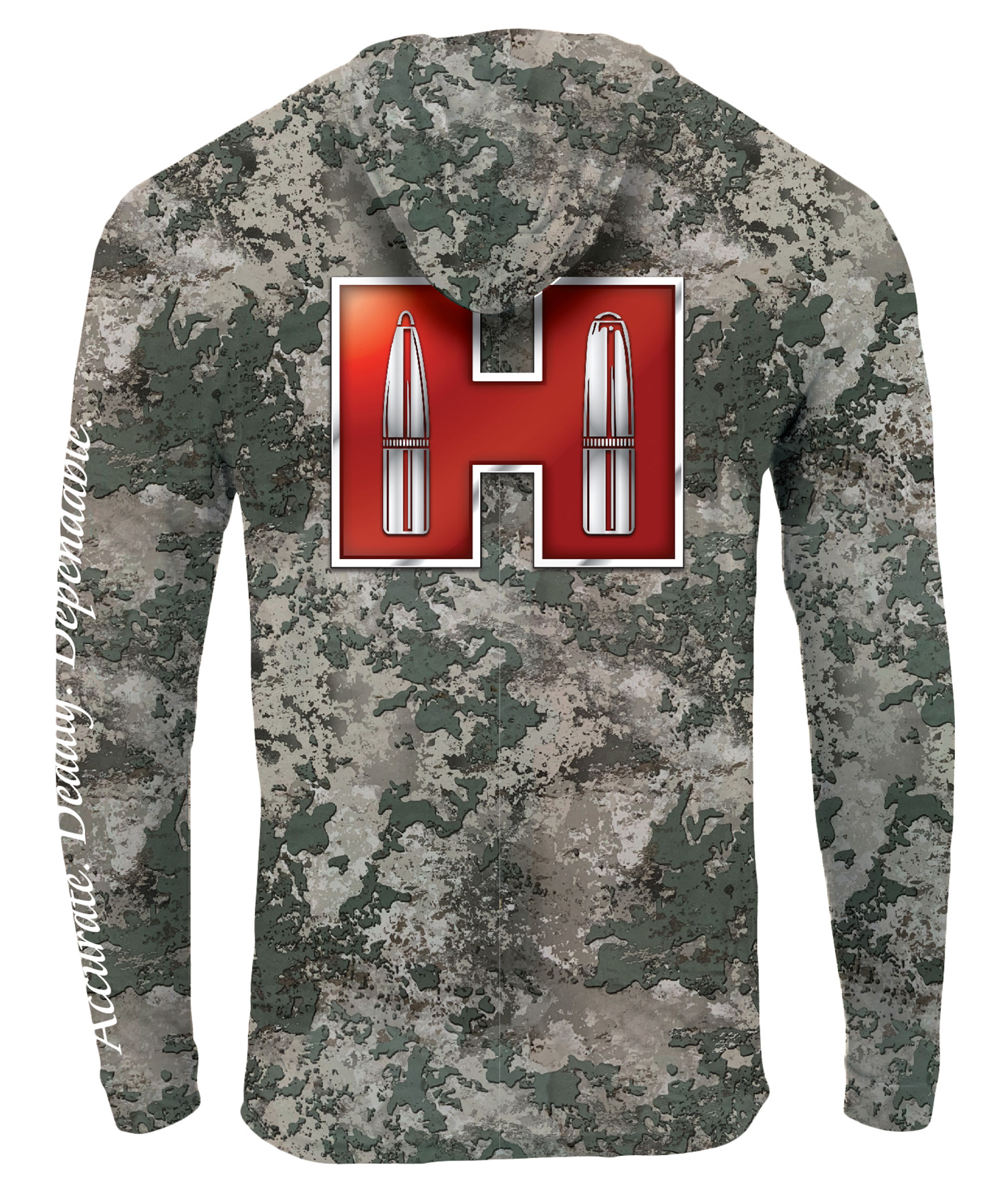 Hornady 99599S Camo Solar Hoodie Small UPF 50+ Long Sleeve