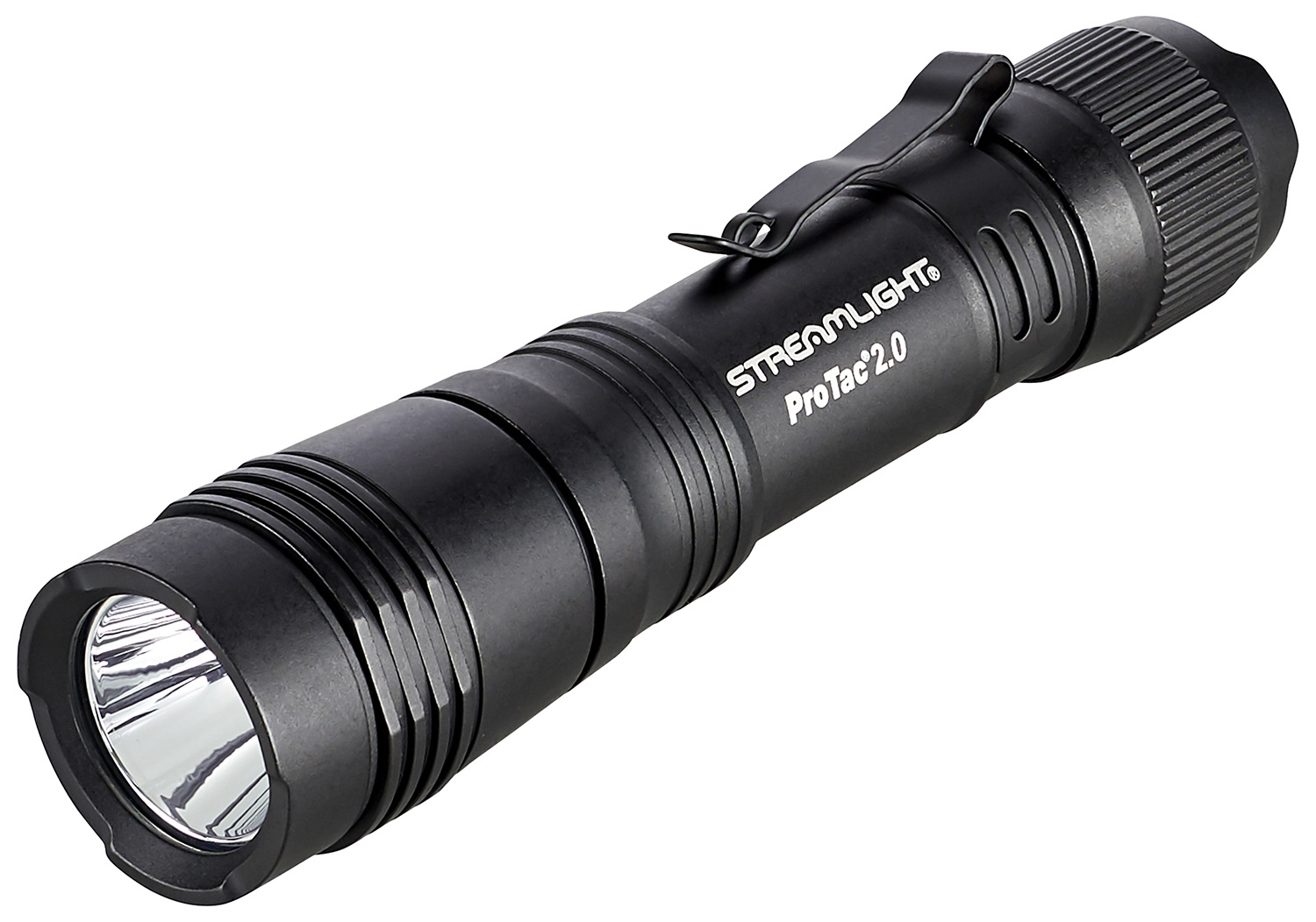 Streamlight 89000 ProTac 2.0 Black Anodized Aluminum, White Led, 100/570/2000 Lumens, 262 Meters Beam Distance