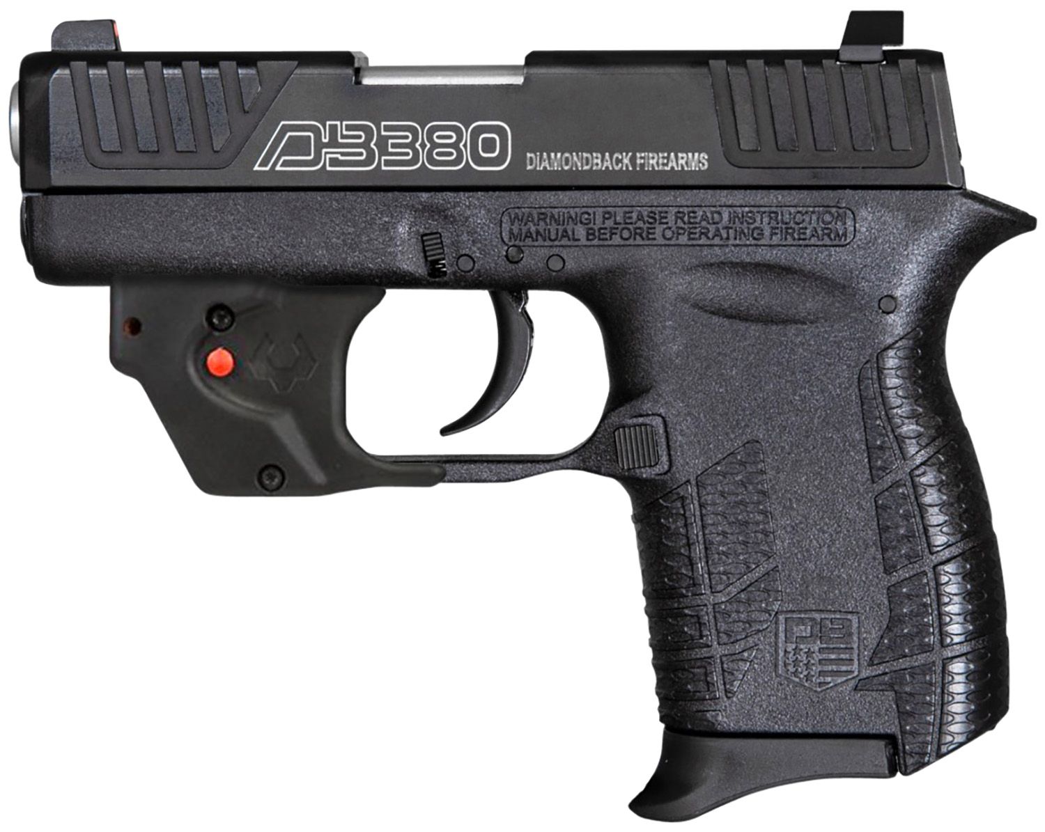 Diamondback DB0101E002 DB380 Gen4 w/Laser Micro-Compact Frame 380 ACP... - Diamondback Firearms - 380 AUTO
