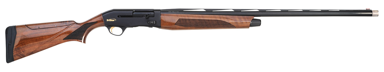 TriStar 24258 Viper G2 Pro Sporting 12 Gauge 3 5+1 30 Black Barrel/Receiver, Semi-Gloss Turkish Walnut Stock with Adjustable Comb, Fiber Optic Sight, 4 Extended MobilChoke Included