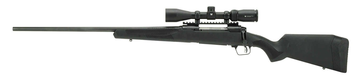 Savage Arms 110 Apex Hunter XP Left Hand Rifle (7mm PRC) with 3-9x40mm Vortex Crossfire II Scope