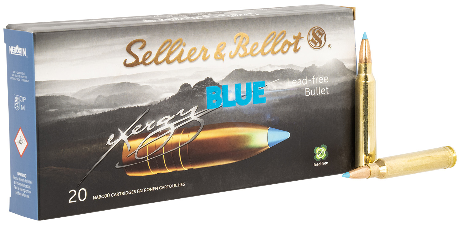 Sellier & Bellot SB300XA eXergy 300 Win Mag 180 gr TAC-EX-Blue 20 Per Box