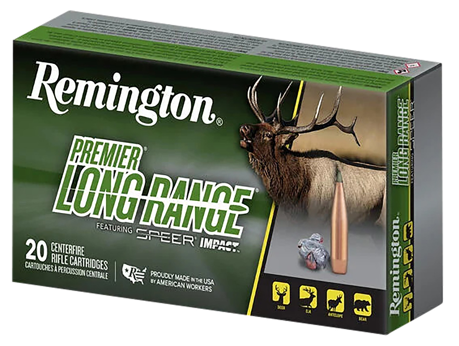 Remington Ammunition R21341 Premier Long Range 6.5 Creedmoor 140 gr Speer Impact 20 Per Box/ 10 Cs