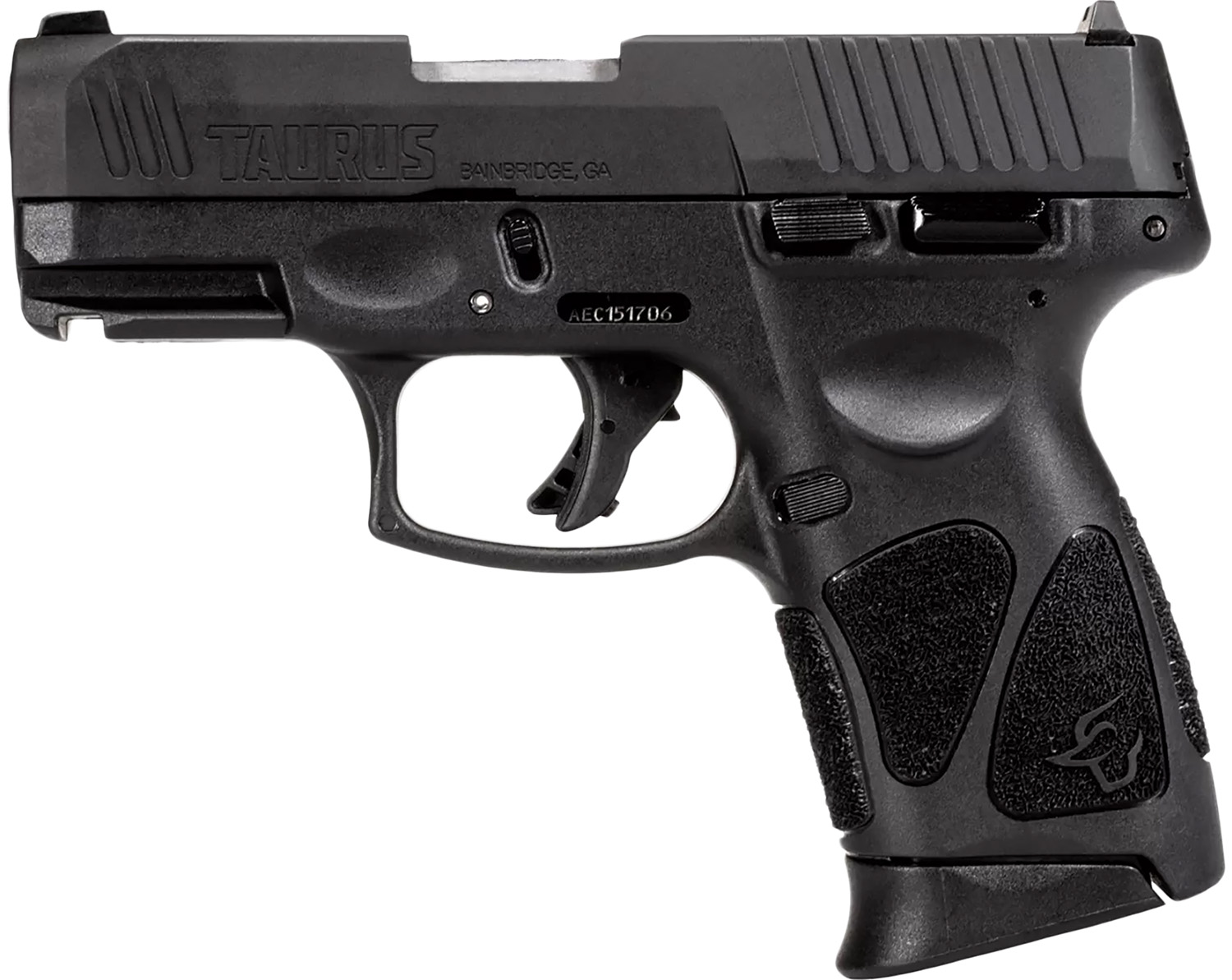 Taurus 1G3C4031 G3C  Compact Frame 40 S&W 10+1 3.26" Matte Stainless Steel Barrel, Matte Black Tenifer Serrated Steel Slide, Black Polymer Frame w/Picatinny Rai,l Black Polymer Grip, Right Hand