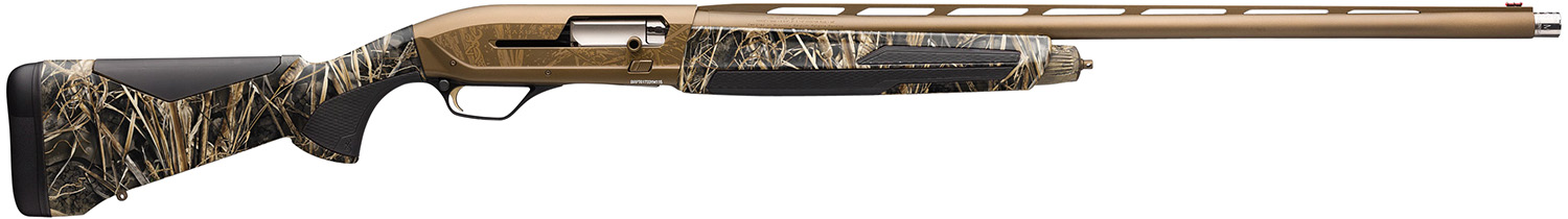Browning Maxus II Wicked Wing 12 Gauge Autoloading Shotgun 26" Barrel 3.5" 4+1 - Burnt Bronze Cerakote Barrel/Receiver - Realtree Max-7 Camo Stock - SoftFlex Cheek Pad - Overmolded Grip Panels