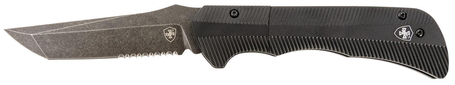 Templar Knife AAABK521 Auto Assist 3.50" Folding Tanto Part Serrated Bl...