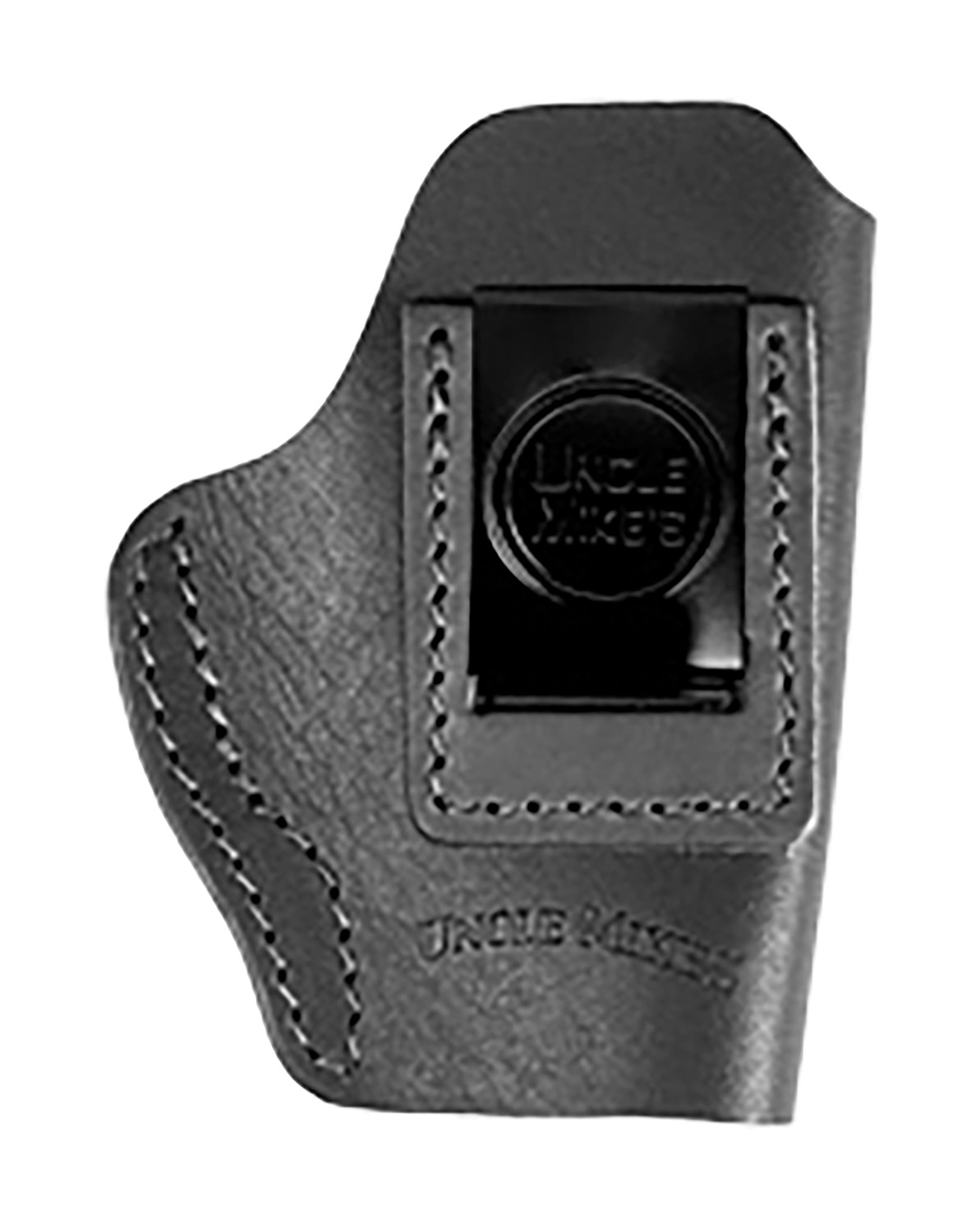 Uncle Mikes-Leather(1791) UMIWB1MBLR Inside The Waistband Holster IWB Size 01 Matte Black Leather Belt Clip Fits Walther