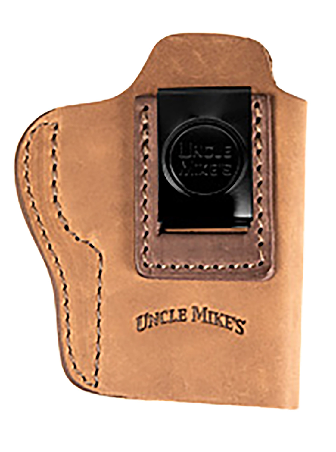 Uncle Mikes-Leather(1791) UMIWB4BRWR Inside The Waistband Holster IWB Size 04 Brown Leather Belt Clip Fits Glock 17/19 R