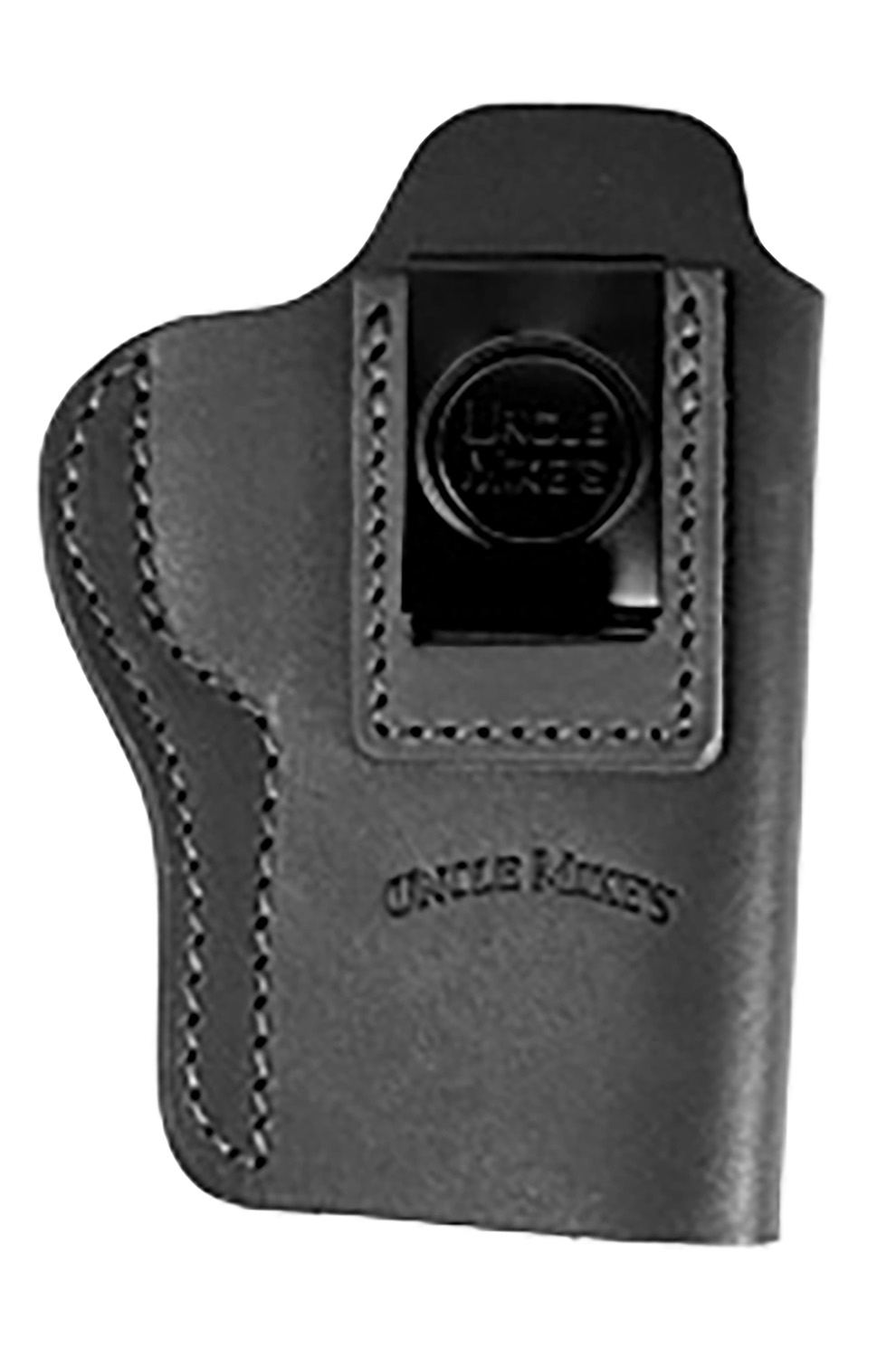 Uncle Mikes-Leather(1791) UMIWB5MBLR Inside The Waistband Holster IWB Size 05 Matte Black Leather Belt Clip Fits Sig P32