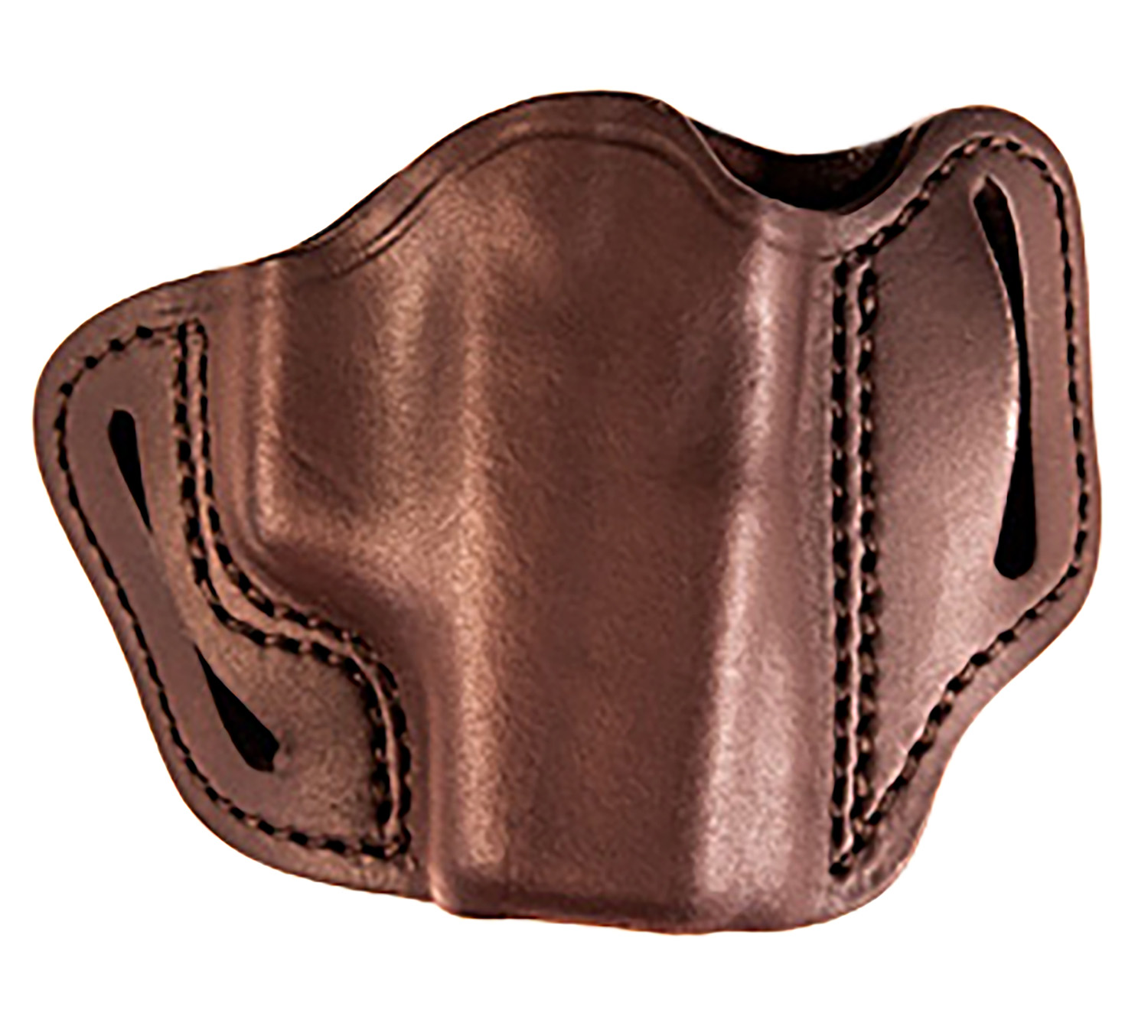 Uncle Mikes-Leather(1791) UMOWB1BRWR Outside The Waistband Holster OWB Size 01 Brown Leather Belt Slide Fits Springfield