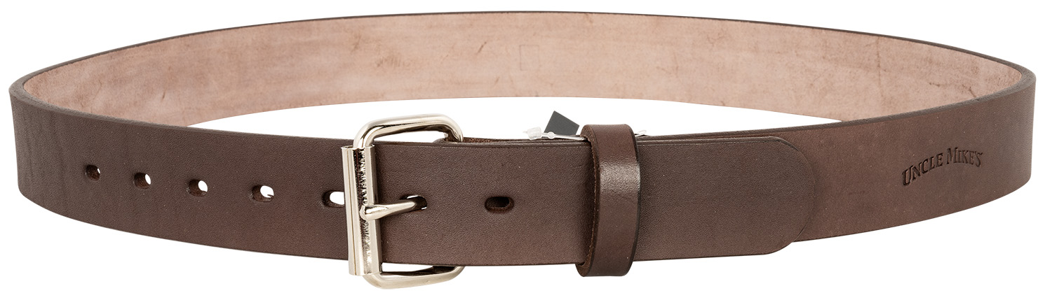 Uncle Mikes-leather(1791) BLTUM34/38DBR Gun Belt Dark Brown Leather 34/38-img-0