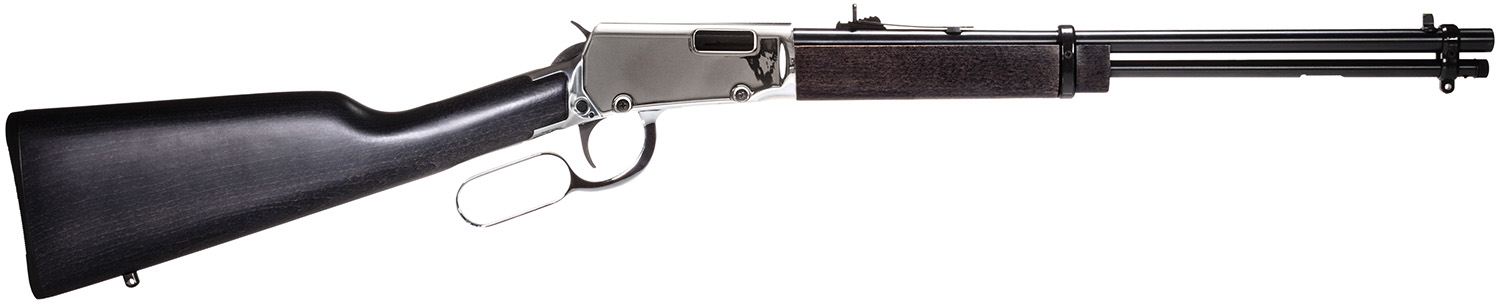 Rossi RL22181WD-NI Rio Bravo  22 LR 15+1 18 Black Polished Alloy Steel Barrel, Nickel Stainless Steel Receiver, Hardwood Fixed Stock, Right Hand