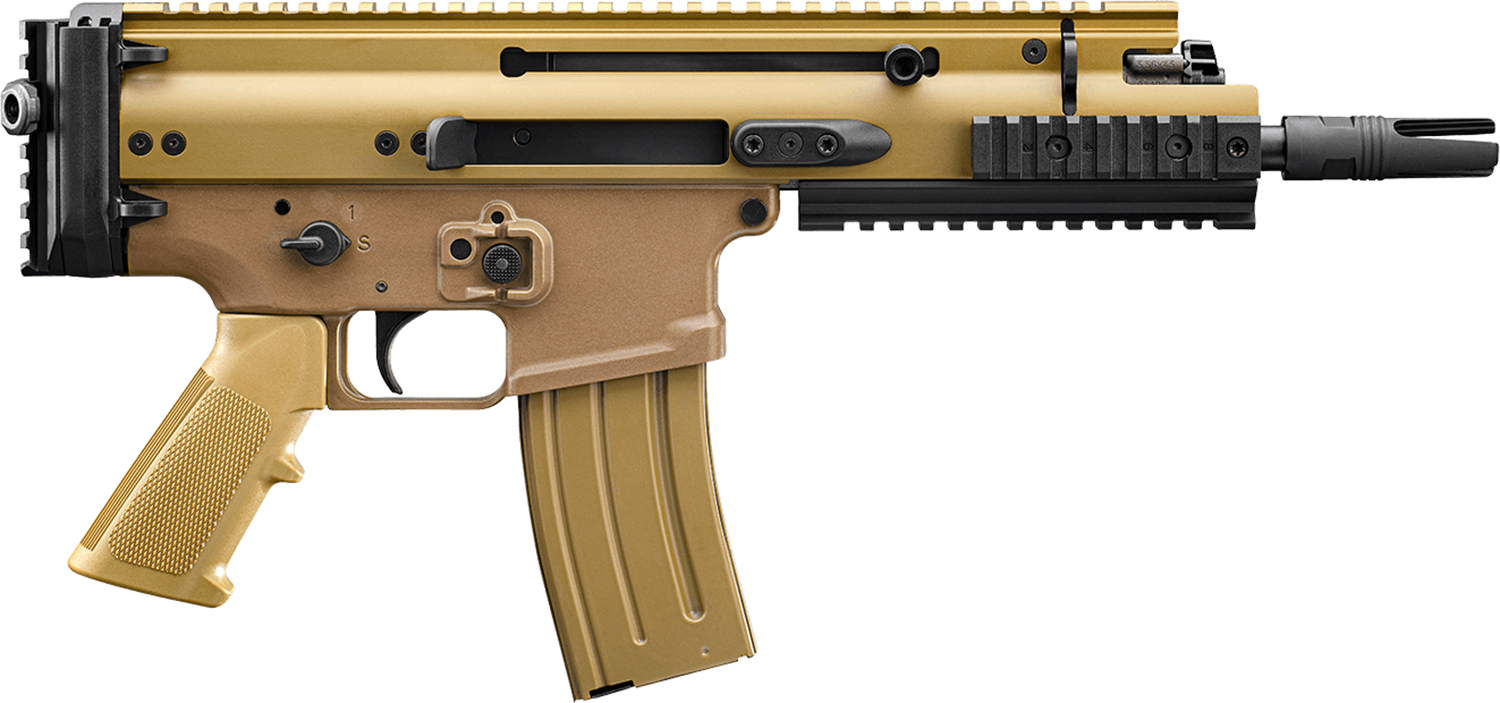 FN 38101241 SCAR 15P 5.56x45mm 30+1 7.50 Chrome Lined Steel Barrel, Flat Dark Earth Anodized Aluminum Picatinny Rail Receiver, FDE Polymer Grip, Ambidextrous FN 38101241 SCAR 15P 5.56x45mm 30+1 7.50 Chrome Lined Steel Barrel, Flat Dark Earth Anodized Aluminum Picatinny Rail Receiver, FDE Polymer Grip, Ambidextrous