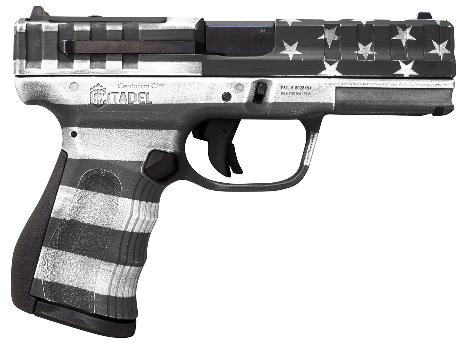 Legacy Sports CITCP9USG Centurion CP9 9mm 4" Optic Ready Gray Flag Finish
