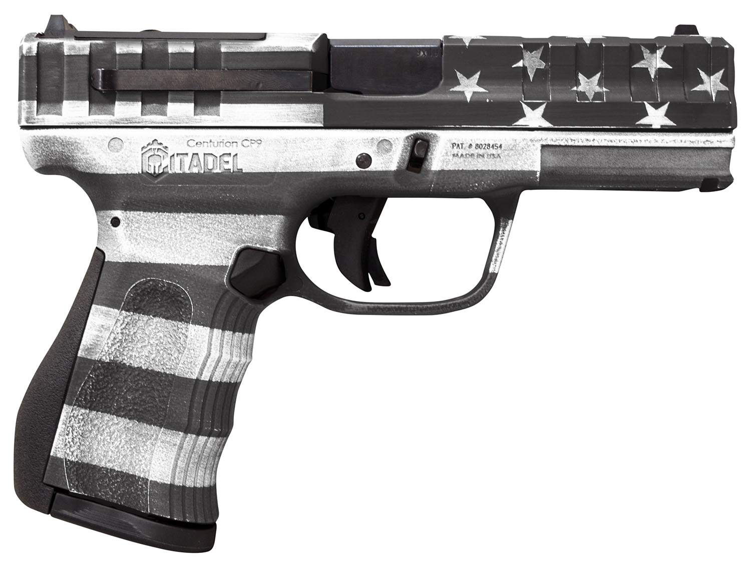 Citadel CITCP9USGCAN Centurion 9mm Luger 14+1 4" Black Steel Barrel...