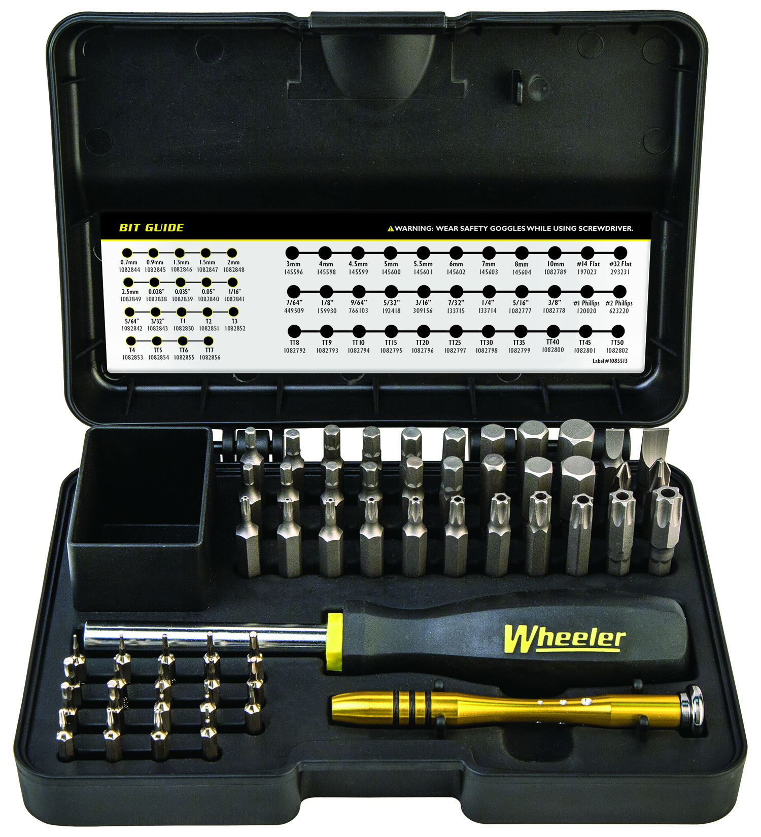 WHEELR 4001007 65Pc Hex-TORX Screwdriver Set