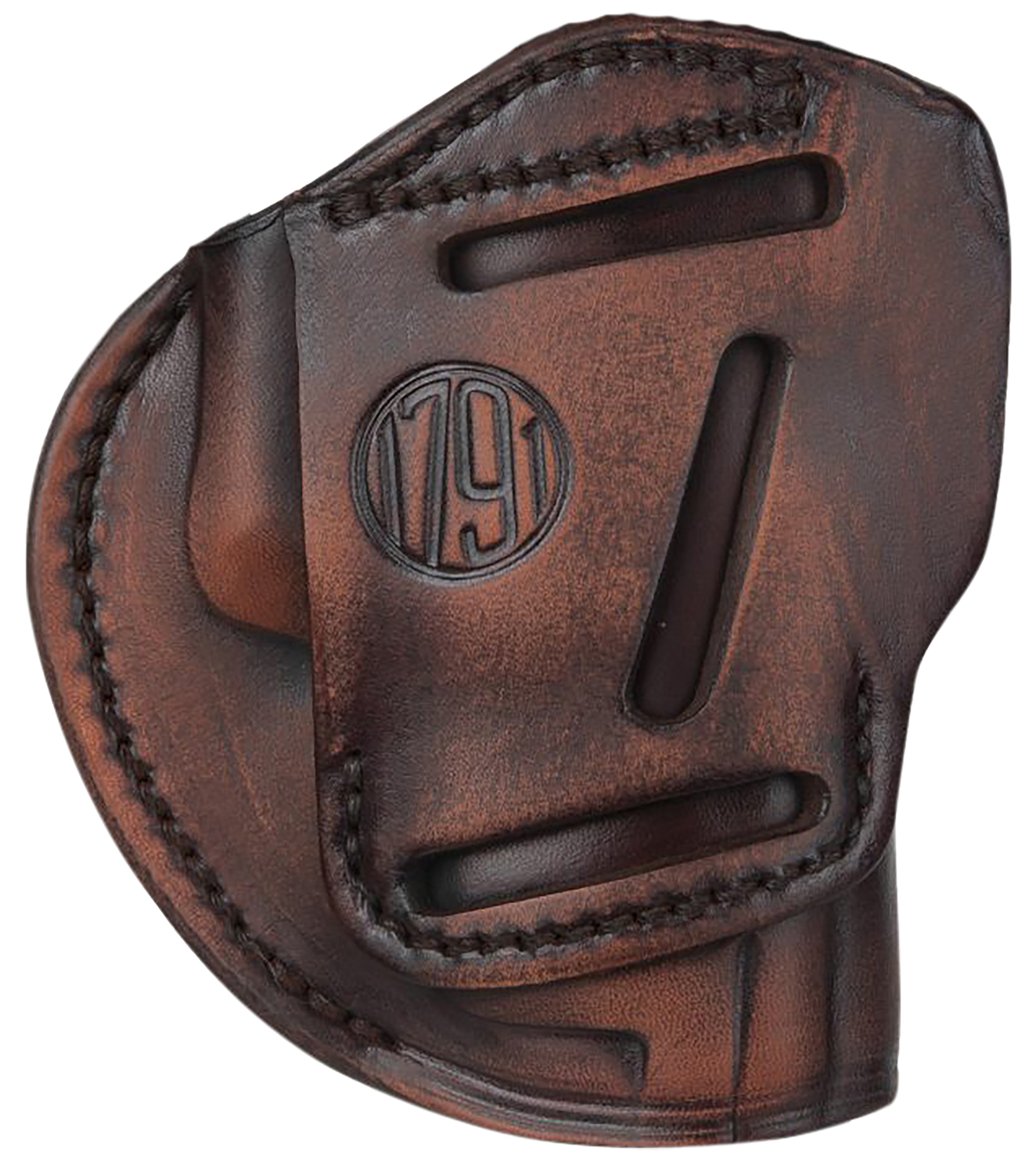 1791 Gunleather 3WH3VTGA 3-Way  IWB/OWB Size 03 Vintage Leather Belt Loop Fits Ruger LC9 Fits Glock 26 Ambidextrous Hand