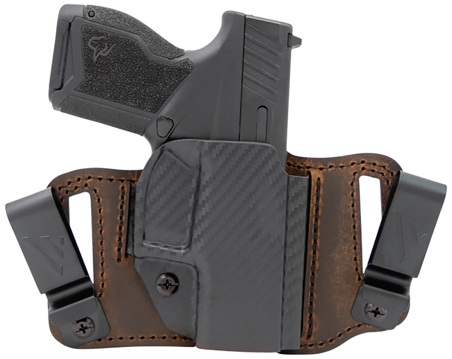 Versacarry INS201G19 Insurgent Deluxe IWB/OWB Holster Brown Glock 19