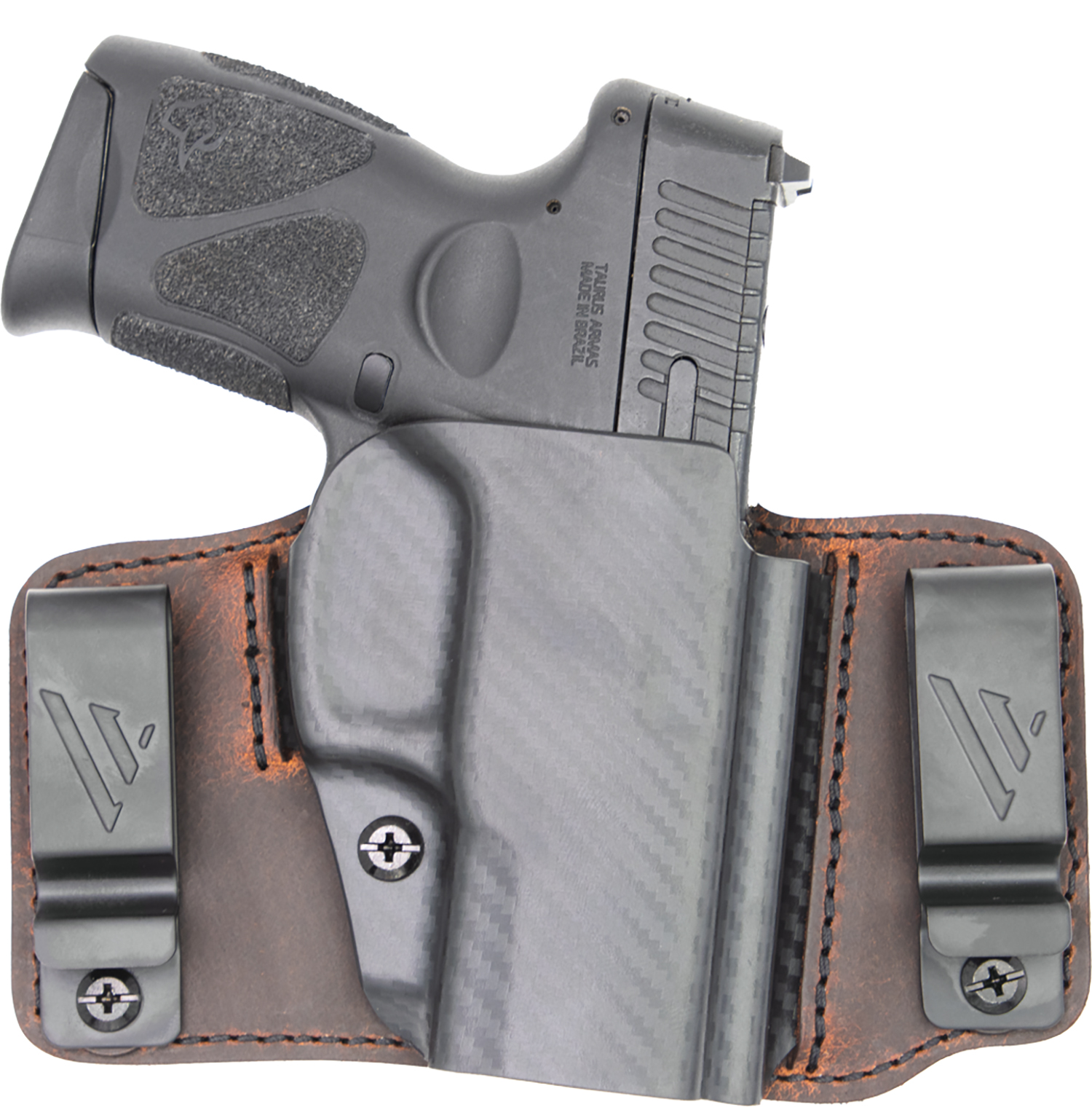 Versacarry INS201365 Insurgent Deluxe IWB-OWB Brown Polymer Belt Clip Fi...