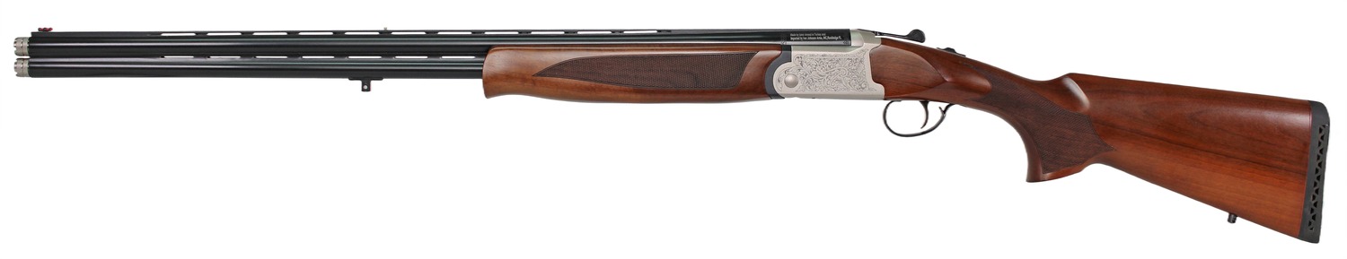 Iver Johnson IJ60028LW28S 28 Gauge 28" O/U Shotgun, Walnut Stock, Silver Receiver