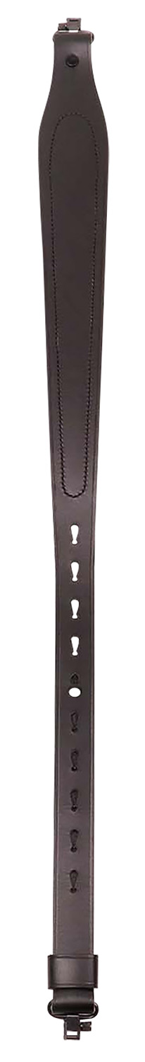 Galco RS19B No-Slip Black Leather Rifle Sling 29"-42" Adjustable 2.5" Wide