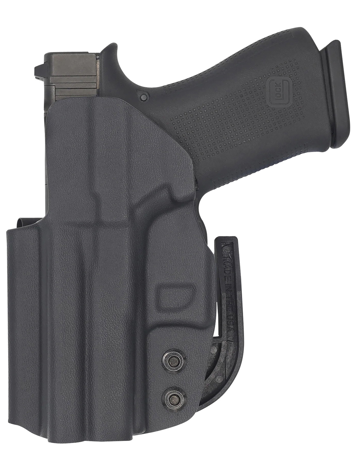 C&G Holsters 0062-100 Covert IWB Kydex Black for Glock 43/43X Right Handed - C&G Holsters - BLACK
