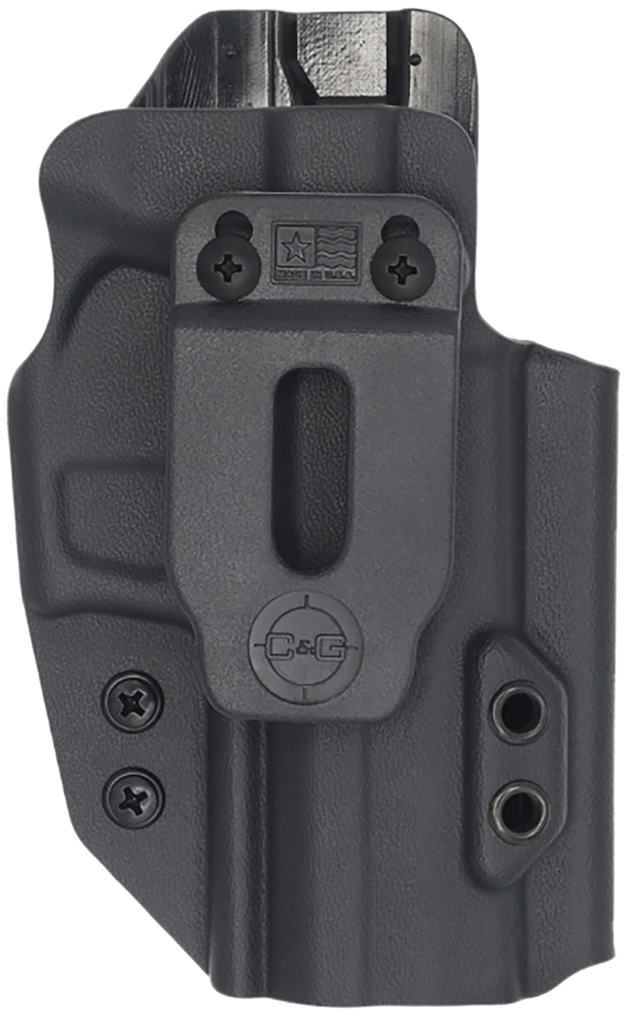 C&G Holsters 0288-100 Covert IWB Black Kydex for SIG P320C Right Handed