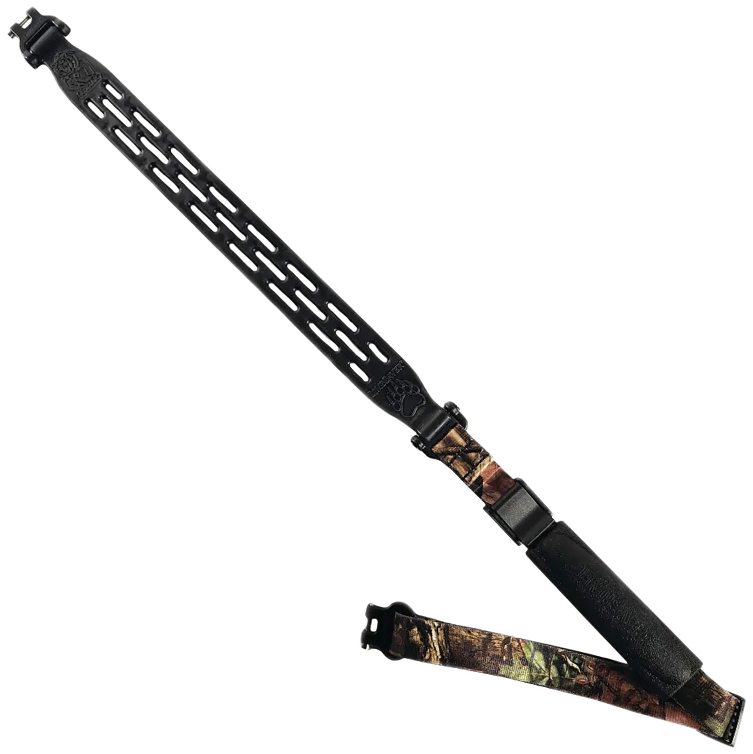 Limbsaver 12295 Kodiak-Air Sling Black NAVCOM Rubber & Mossy Oak Break-Up Nylon w/ 1 W & Adjustable Design for Rifles