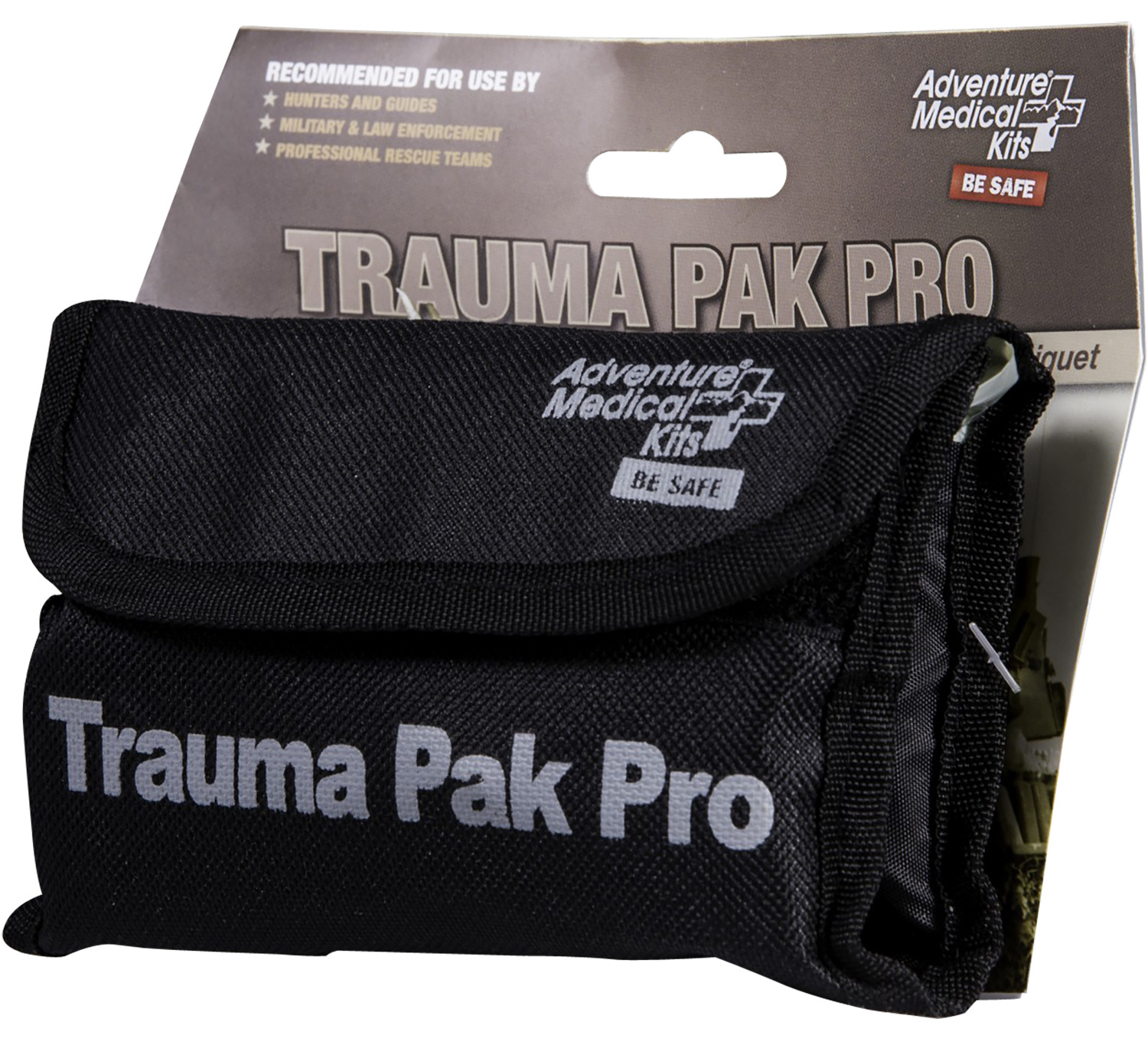 Adventure Medical 20640293 Trauma Pak Pro Stop Bleeding Kit Black 5.5"x4"x1.5"