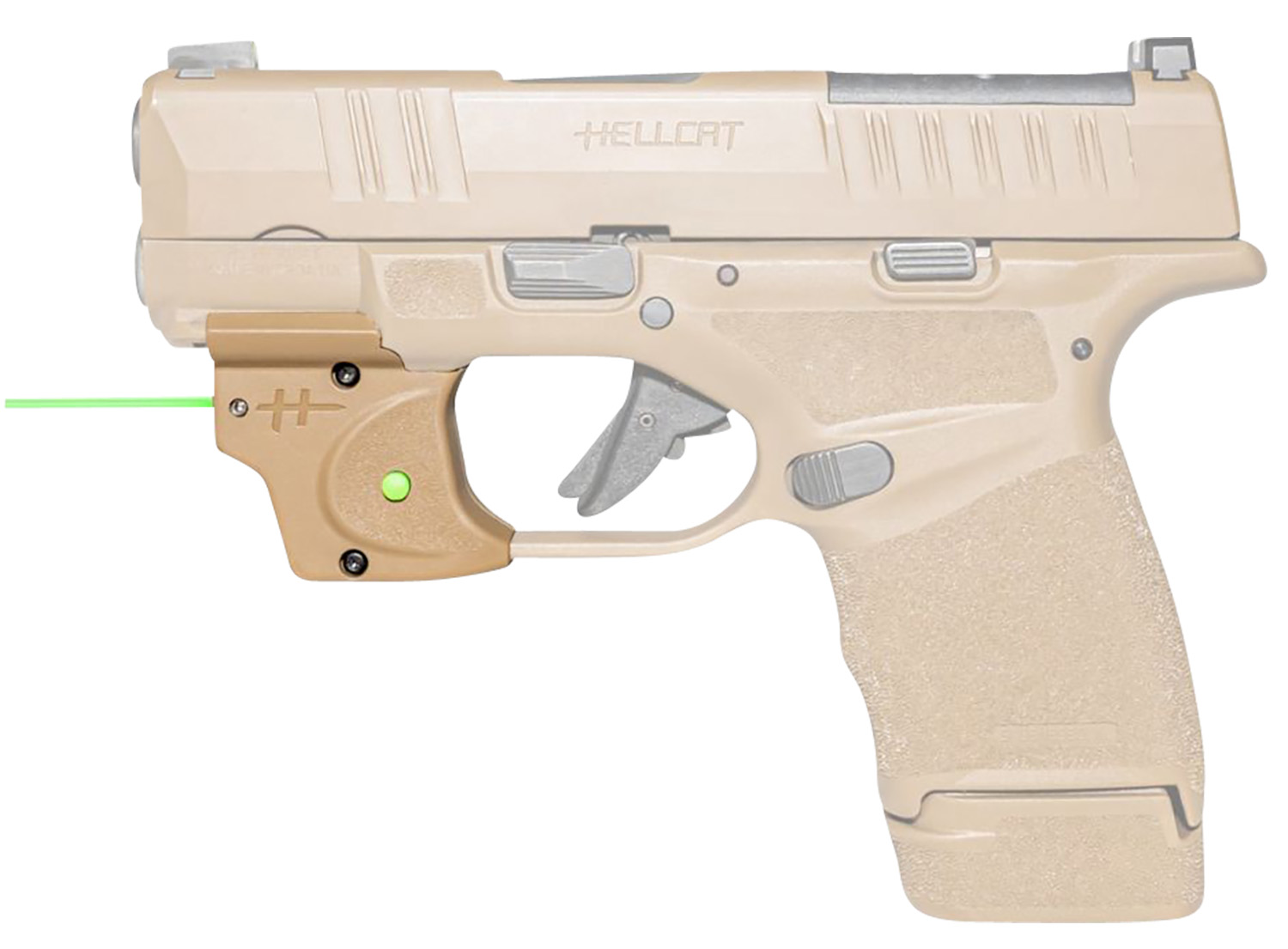 Viridian 912-0047 Green Laser Sight for Springfield Hellcat E-Series Fla...