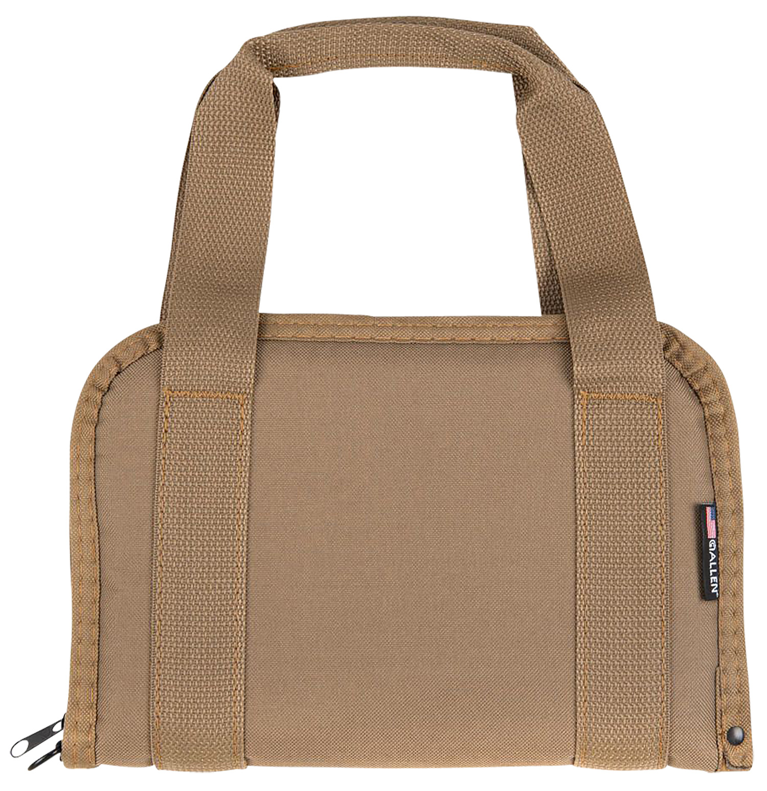 Allen 3642 Pistol Tote 11" FDE - Rugged, Lockable Case for Most Handguns - Allen Company - FLAT DARK EARTH