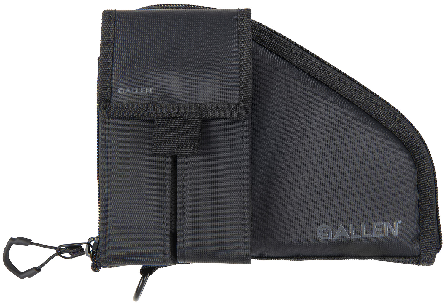 Allen 78-7 Pistol Case W/Mag Pouch Compact Black