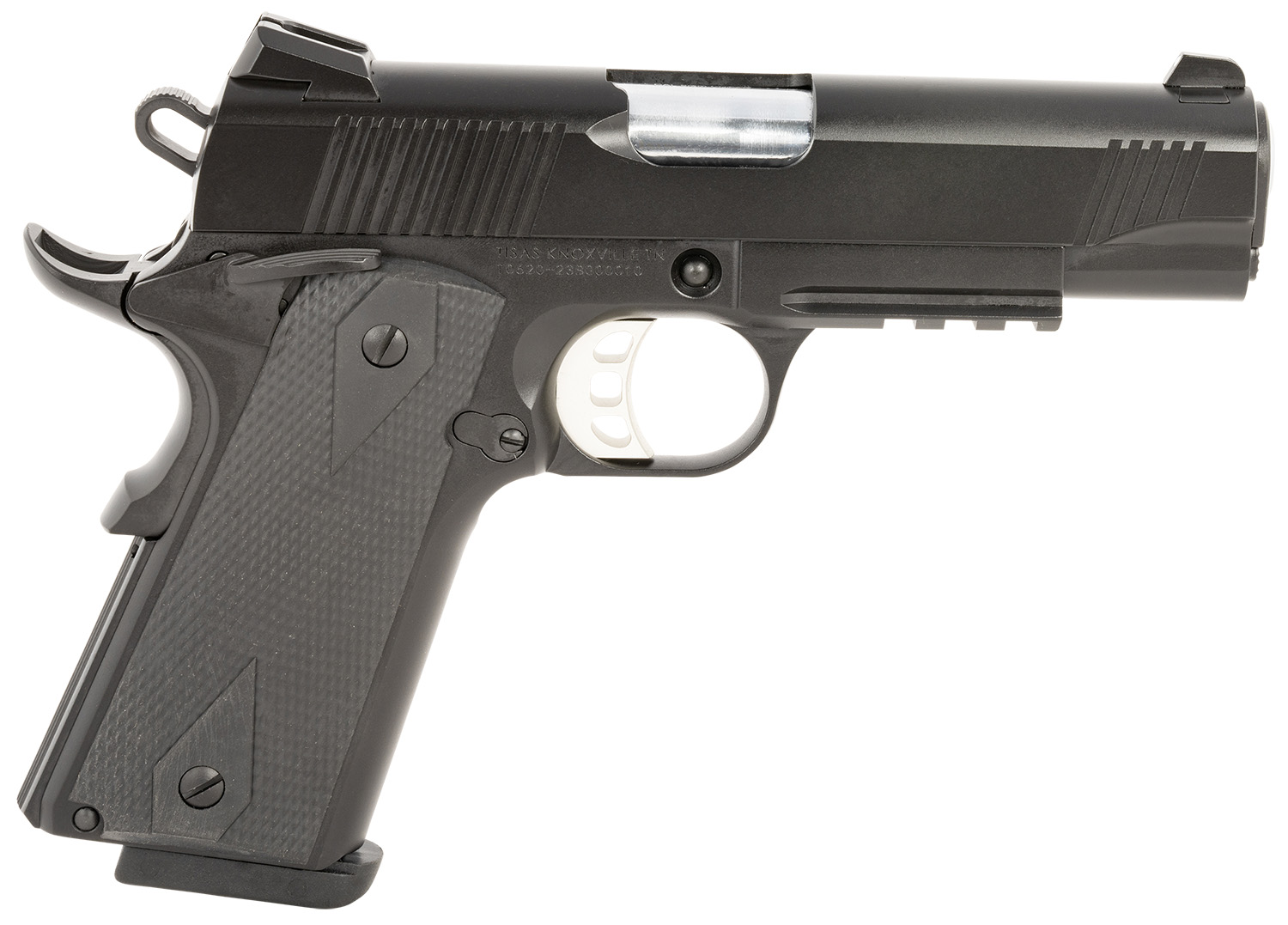 SDS Tisas 10100122 1911 Carry B9R 9mm 4.25" Black Cerakote, Optics Ready
