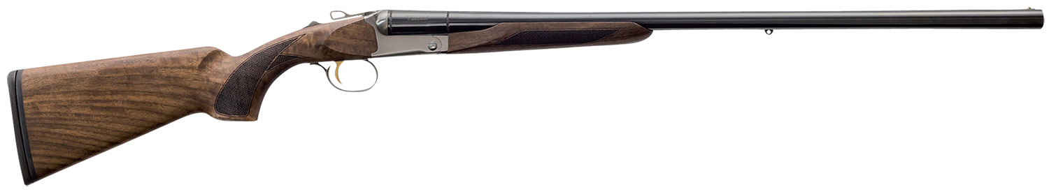 Charles Daly 930355 512 Superior 12 Gauge 3 2rd 28 Gloss Blued Steel Side by Side Barrel, Silver Steel Receiver, Oiled Walnut Fixed Checkered Stock & Forend, Includes 5 Choke Tubes