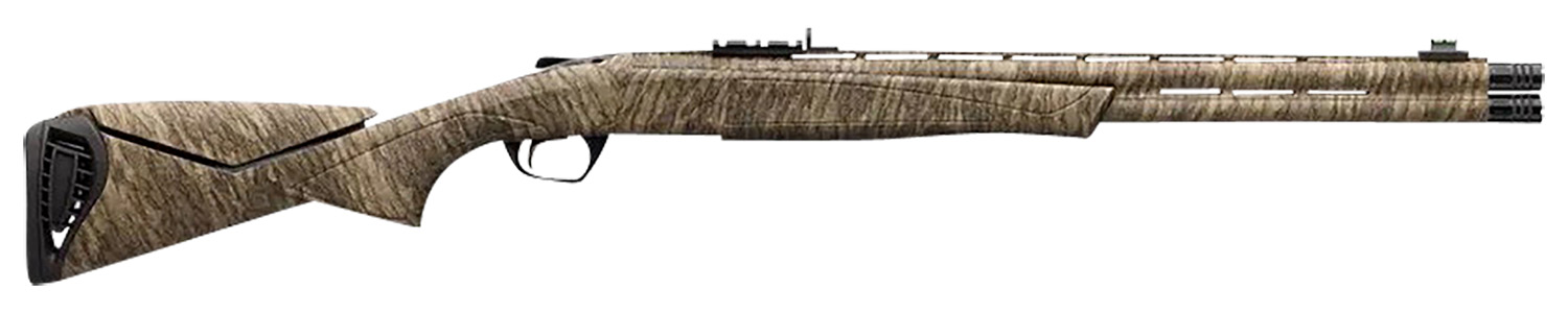 Browning Cynergy Ultimate Turkey 12 Gauge 3.5" 2rd 24" Shotgun, Mossy Oak Bottomland, Synthetic Stock, Adjustable Comb, Fiber Optic Sight, Optic Mount