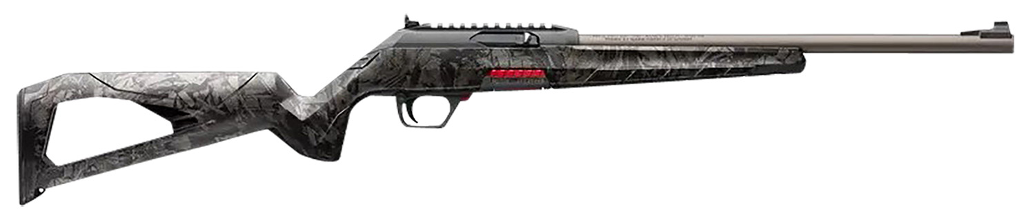 Winchester Repeating Arms 521153102 Wildcat  22 LR 10+1 18 Gray Barrel, Matte Black Rec, Skeletonized Forged Carbon Gray Synthetic Stock, Ghost Ring Sight