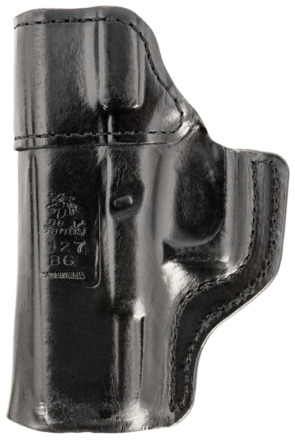 DeSantis 127BAB6Z0 Inside Heat IWB Black Leather Holster Glock 19/23 RH