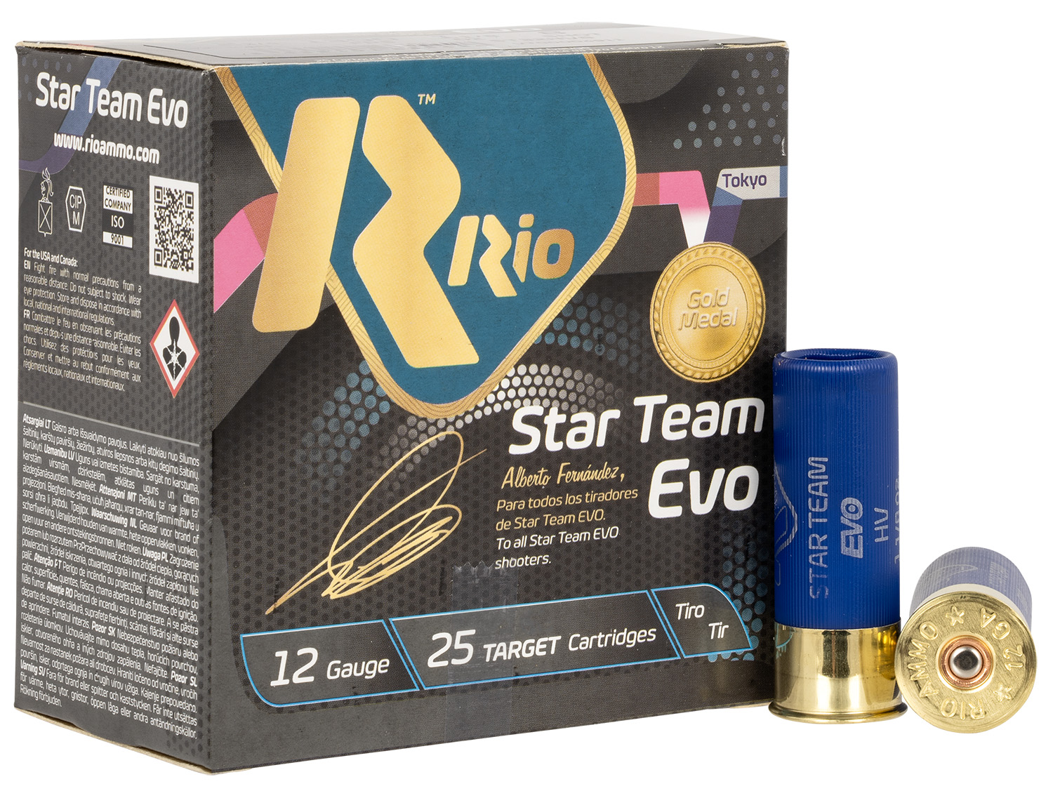 Rio ST32HV8 Star Team EVO HV 12ga 2.75" #8 1-1/8oz 1300fps 25rd Box