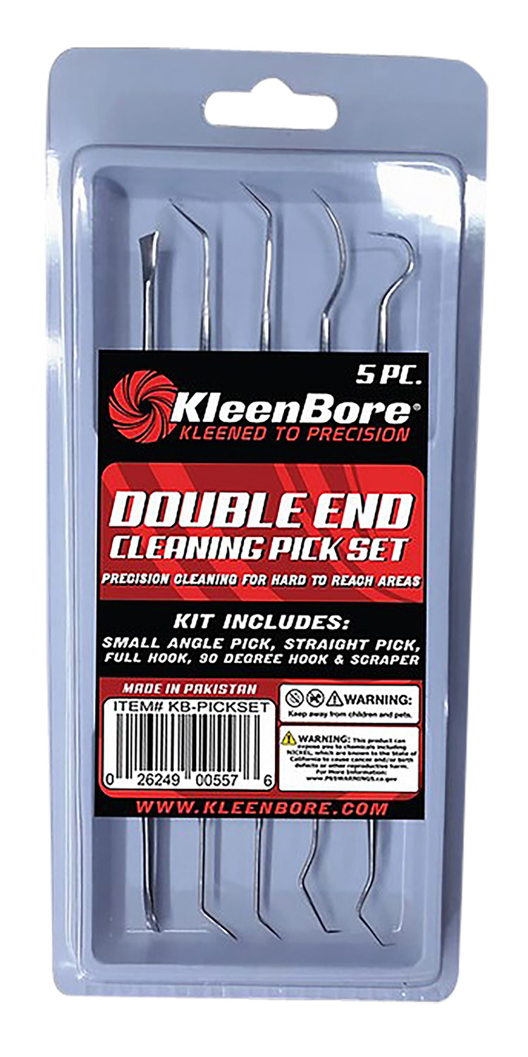 KleenBore KB-PICKSET Stainless Steel Double Ended Gun Pick Set - Kleen Bore