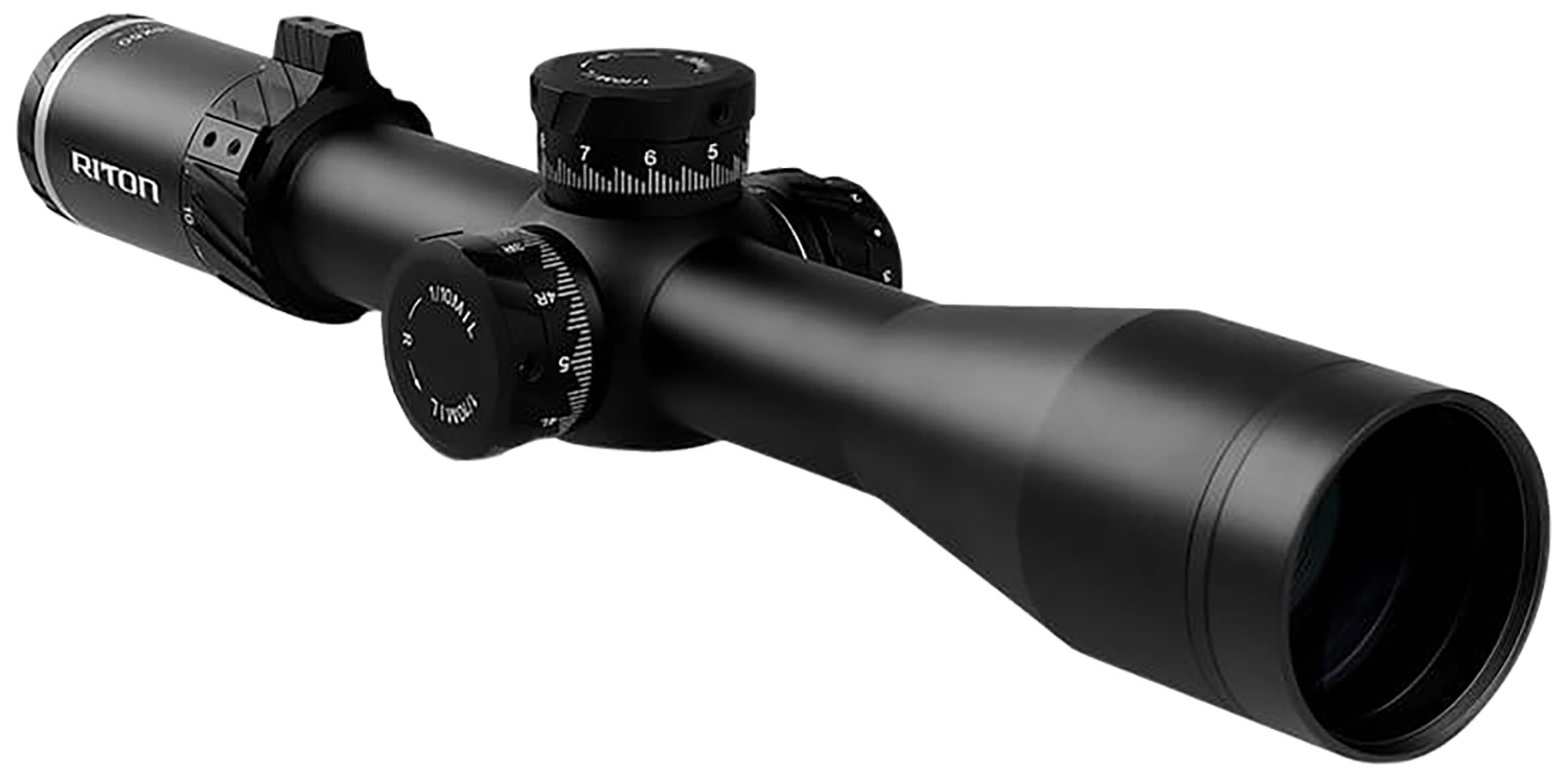 Riton Optics 7C318LFI23 7 Conquer Black 3-18X 0mm 34mm Tube Illuminated T3 Reticle