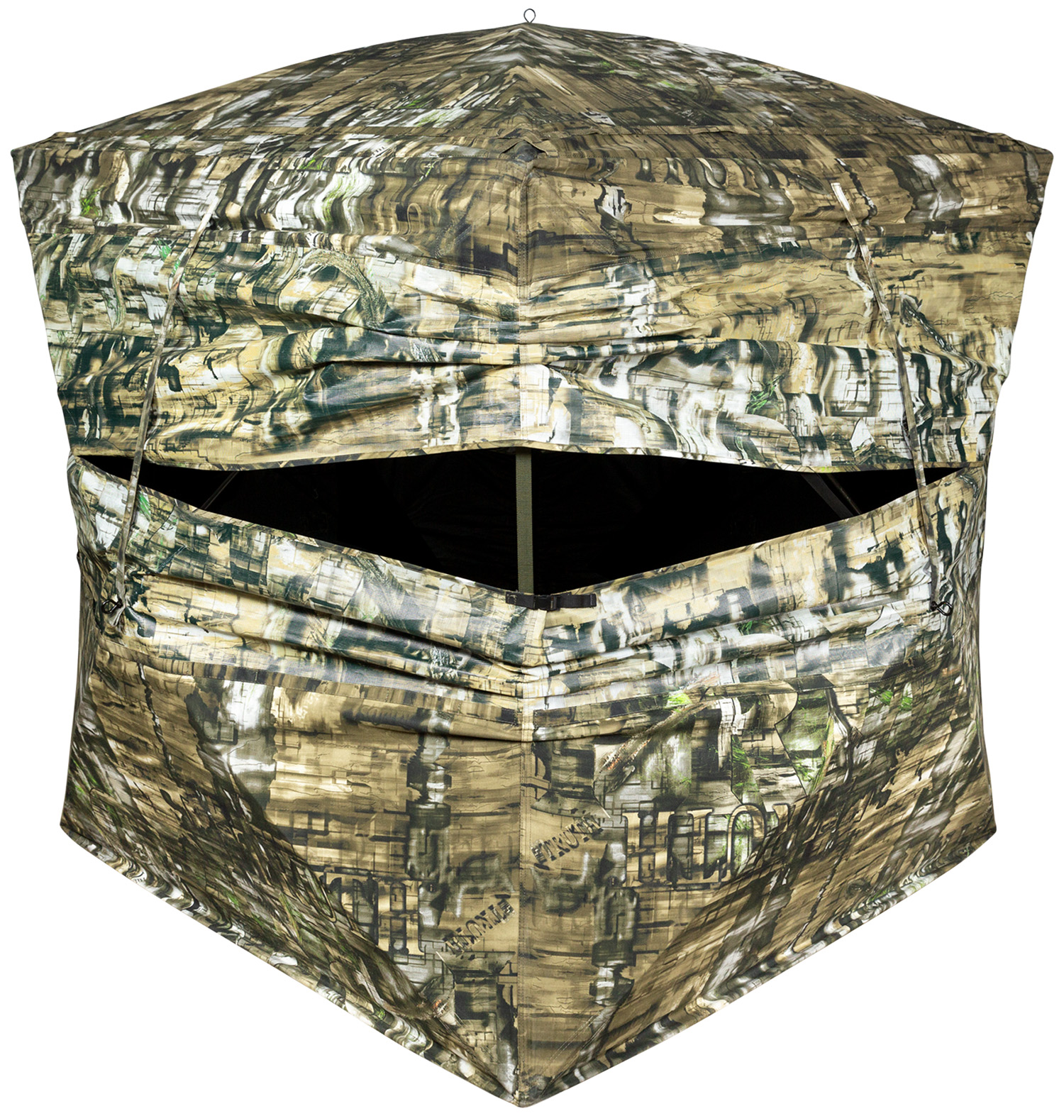 Primos Double Bull SurroundView Ground Blind - Max Truth Camo, 180 deg See-Through View, Sun Visor, Silent Entry/Exit, 70" Hub to Hub, Lifetime Warranty