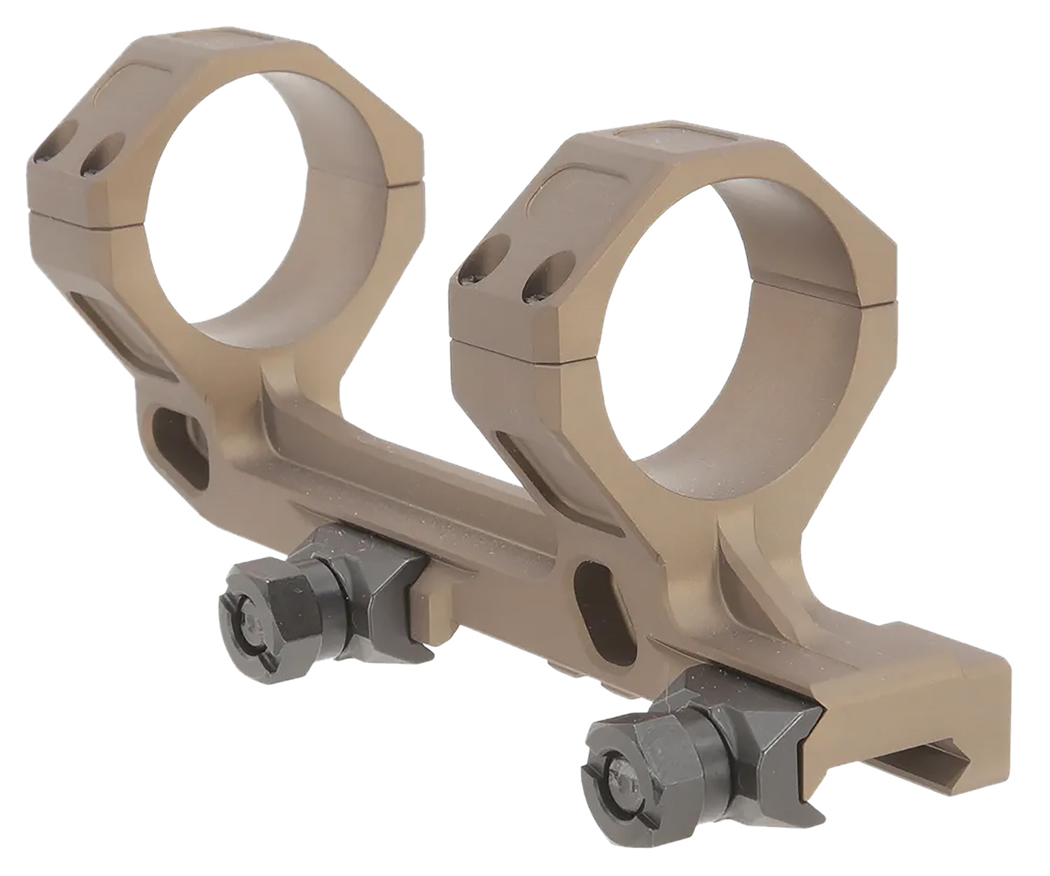 Geissele Automatics  AR15 Super Precision Scope Mount/Ring Combo Desert Dirt Color Anodized