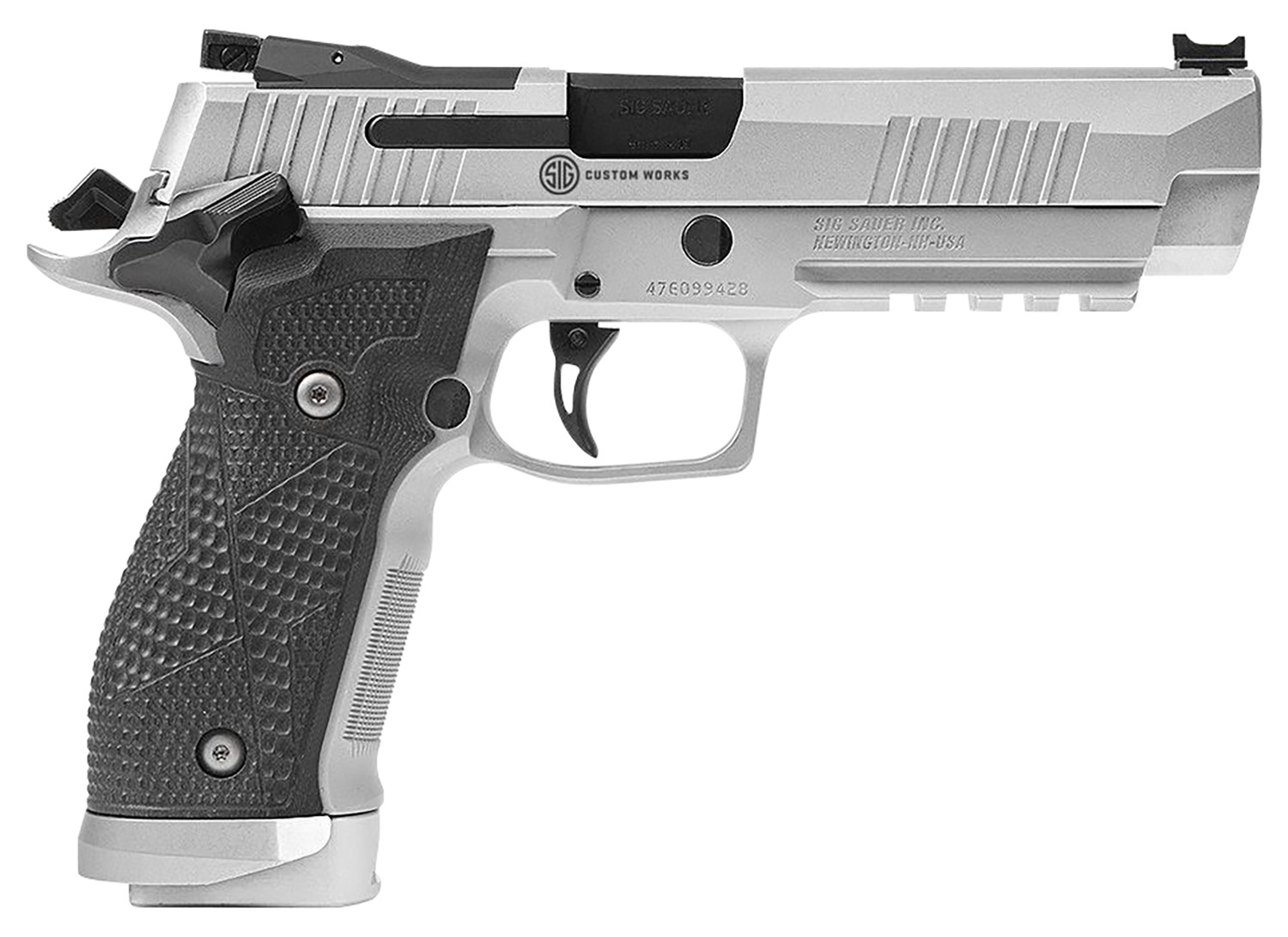 SIG SAUER P226 X-FIVE STAS OPTICS READY STAINLESS AX3 ADJ. SIGHT 5" BBL 9MM-img-0